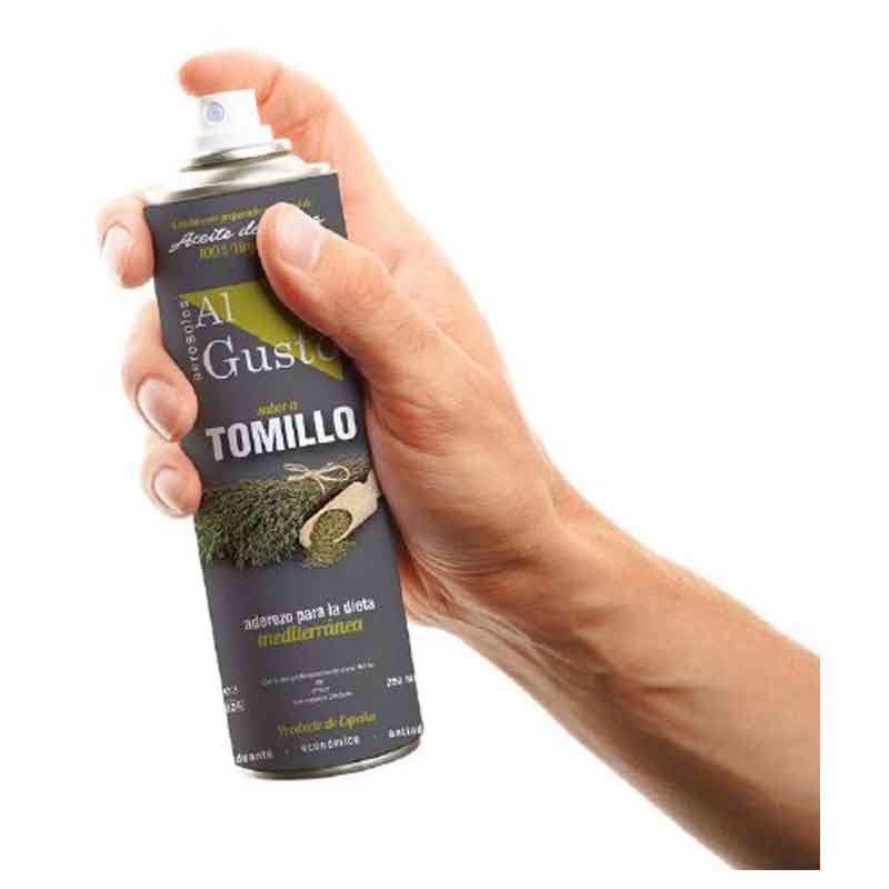 AOVE en Spray sabor a Tomillo.