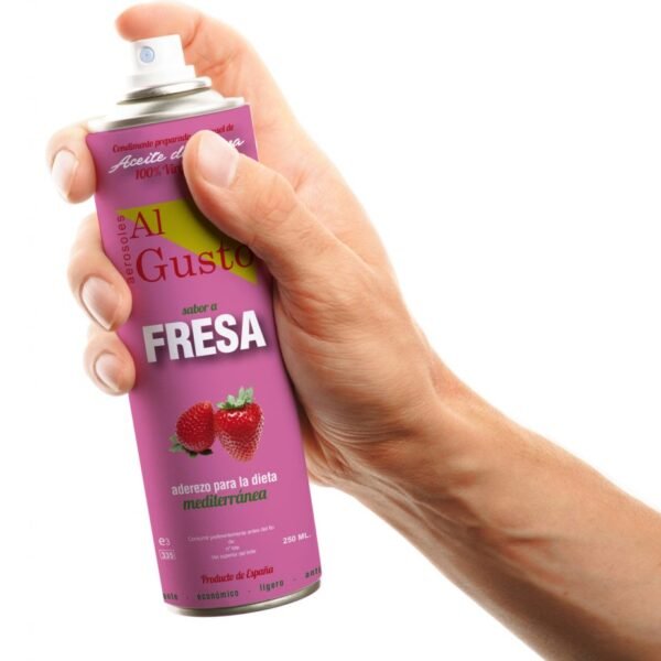 AOVE en Spray sabor Fresa.