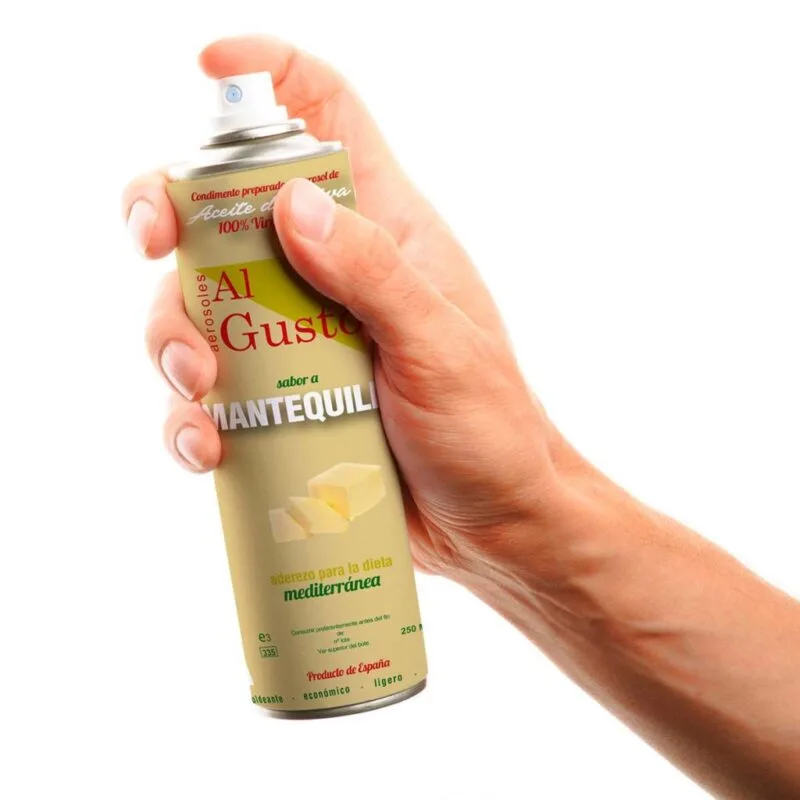 AOVE en Spray sabor Mantequilla.