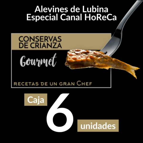 Formato HoReCa de LUBINUCA Alevin de Lubina