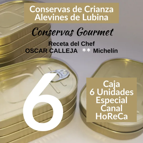 Formato HoReCa de LUBINUCA Alevin de Lubina
