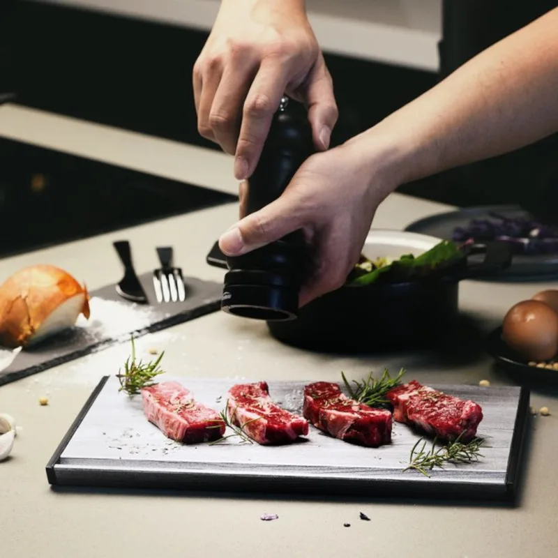 THAWTHAT! Deluxe Tabla para Descongelar Alimentos color plata